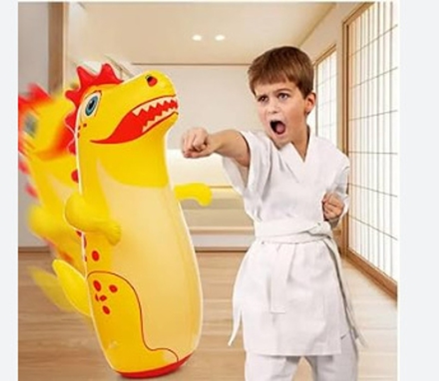 Image of HornFlow Plastic Multicolor (IND *6548) PVC Inflatable Hit Me Toys Inflatable HitMe Toys