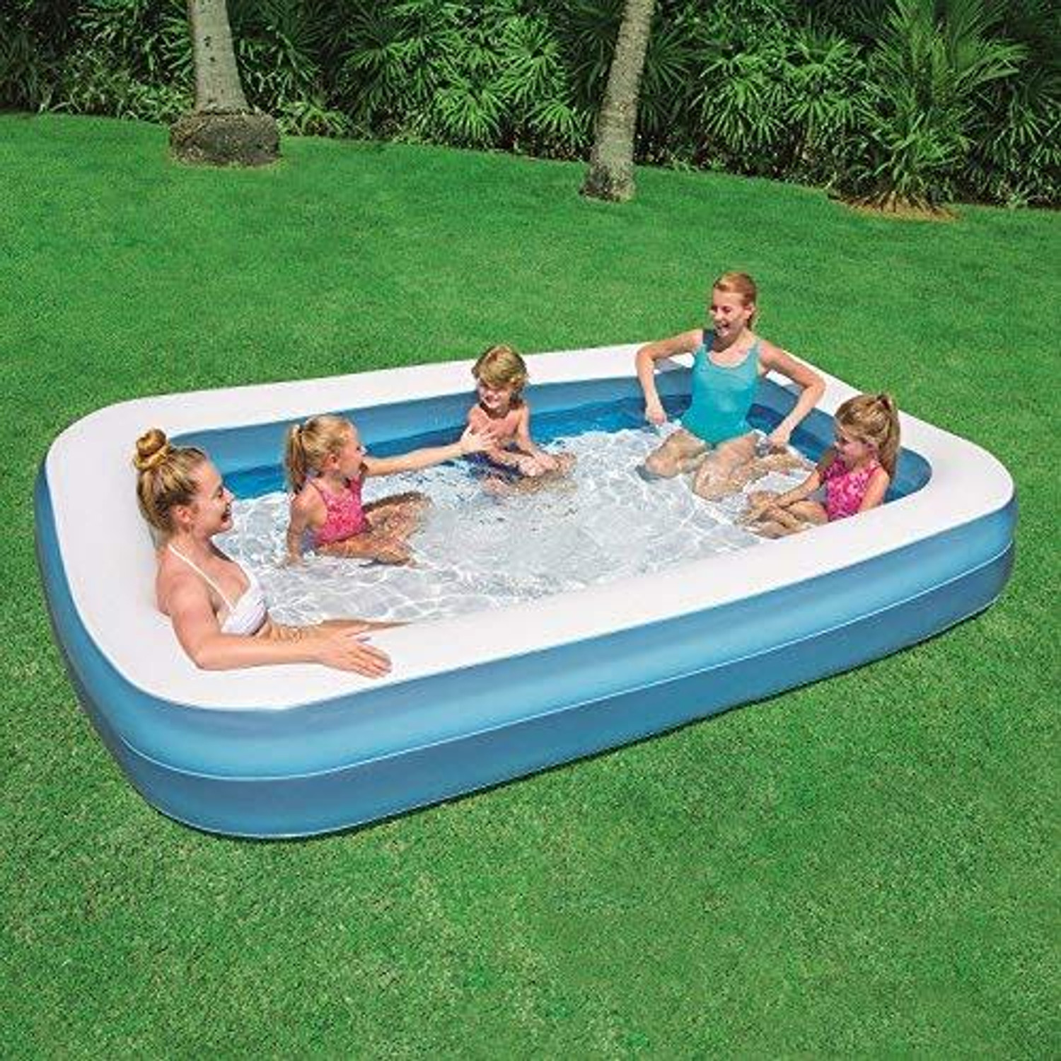 Image of YOUNG STAR Premium 7 Feets Swimming Pool,Bath Tub,Water Pool,Water Tank For Kids & Adults Inflatable Swimming Pool, Inflatable Toy Pump