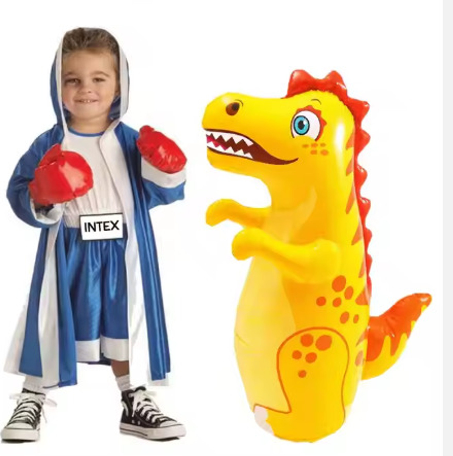 Image of HornFlow Plastic Multicolor (IND *6548) PVC Inflatable Hit Me Toys Inflatable HitMe Toys