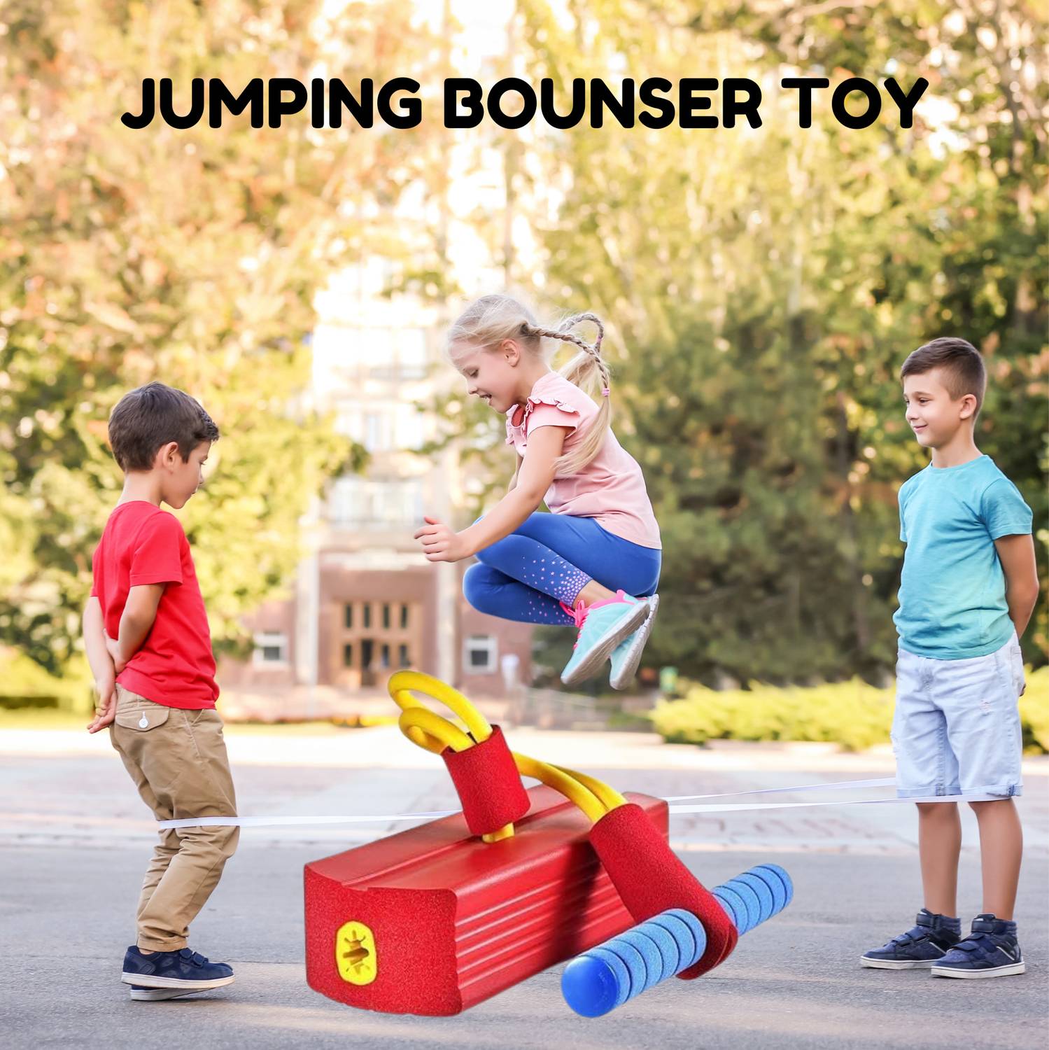 calyxia Jumping Promotes Growing Taller- Pogo Stick Foam Pogo Jumper for Kids Inflatable Hoppers & Bouncer