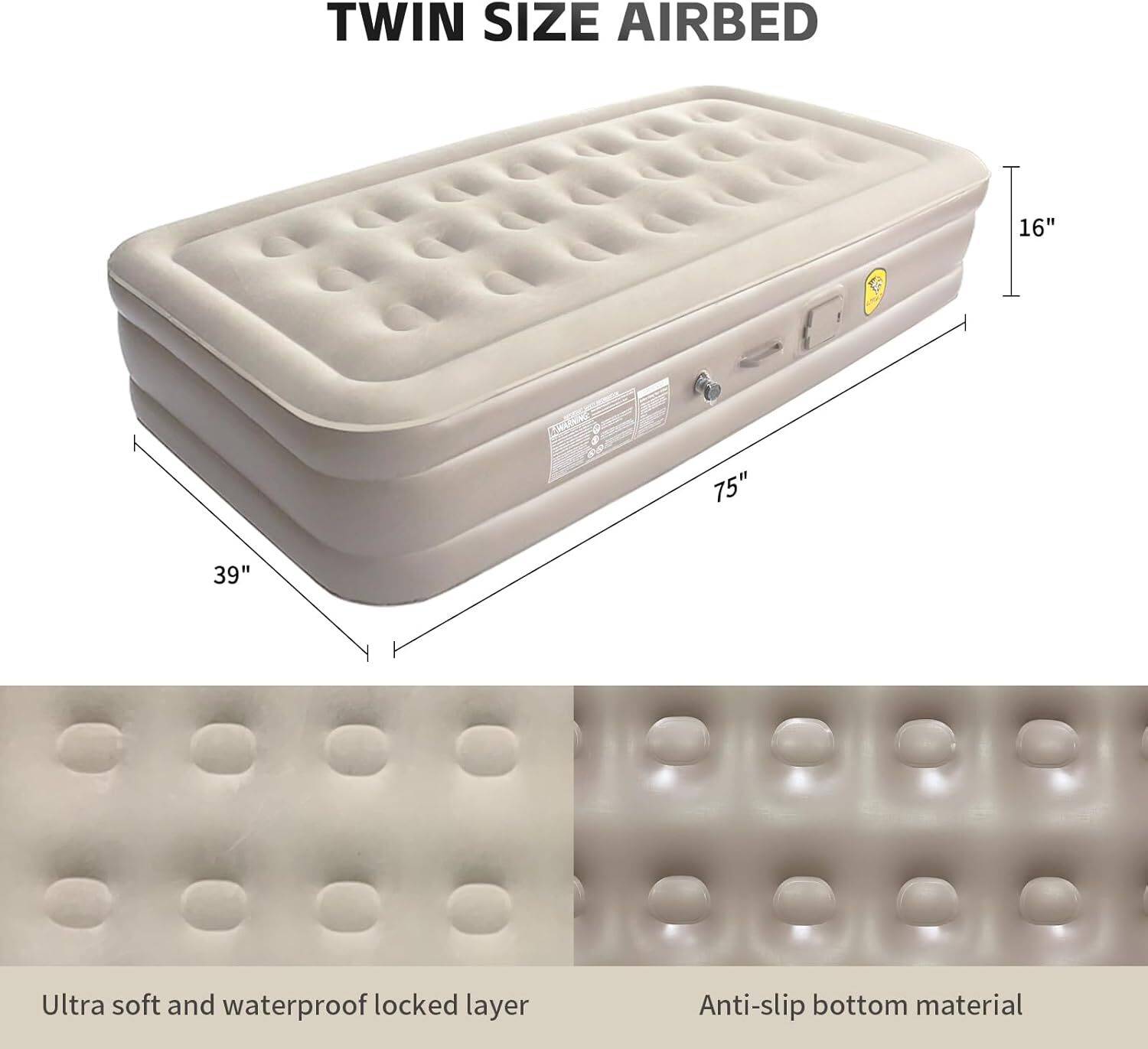 Vishbin Inflatable PVC Mattress Sofa - Image 3