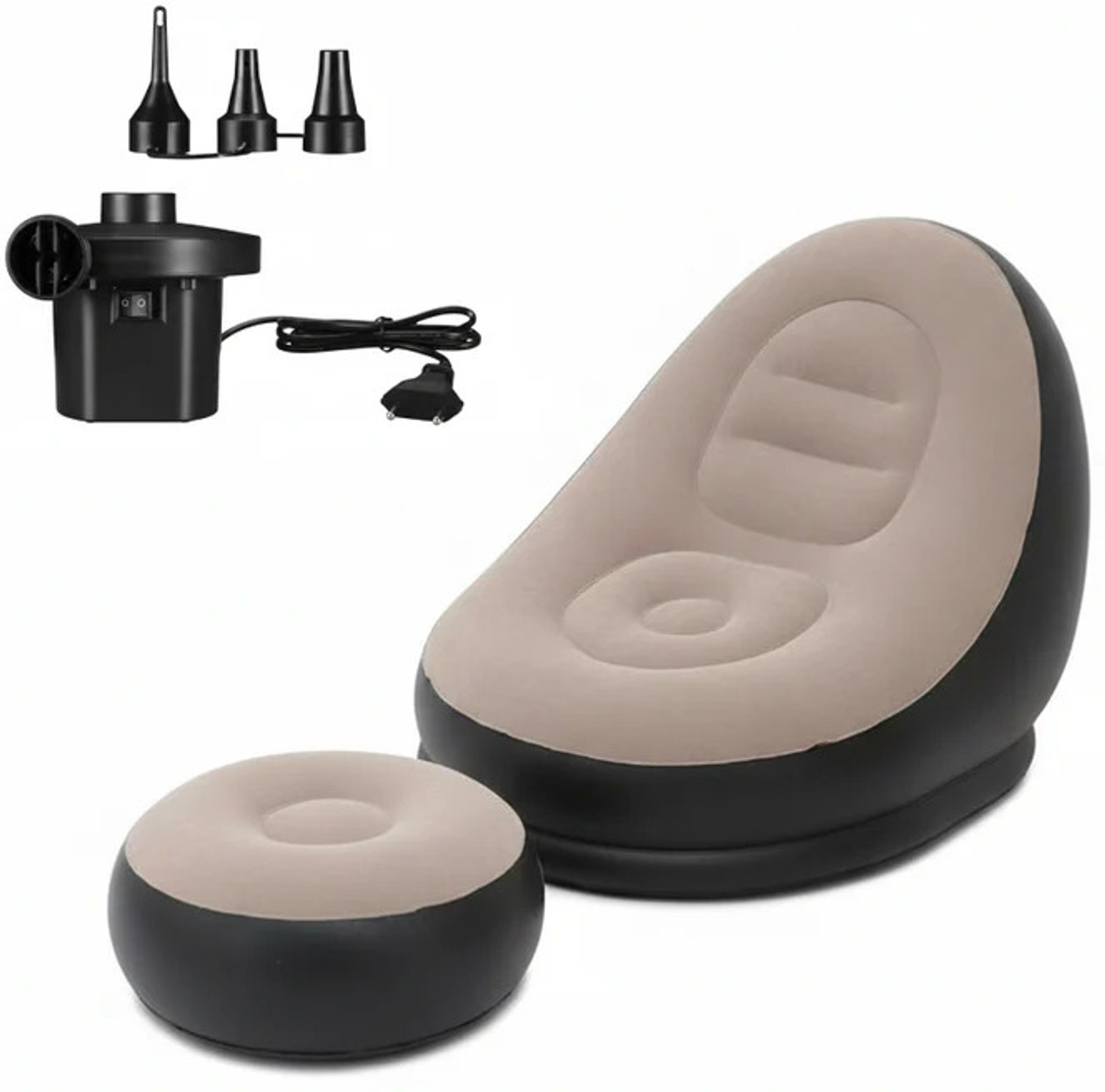 Image of casezy Relaxo Air Series PVC 1 Seater Inflatable Sofa