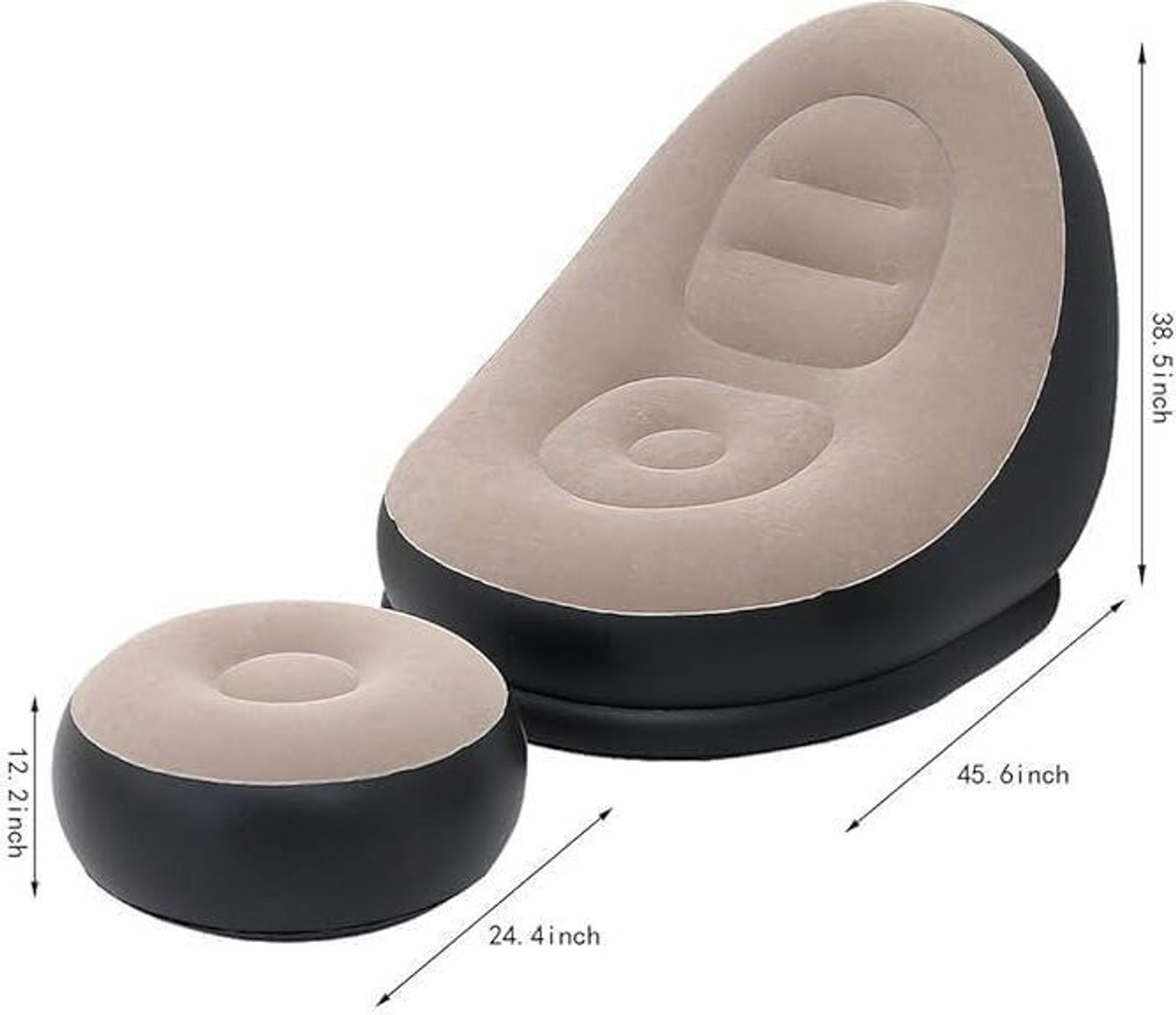 Image of trandler PVC 1 Seater Inflatable Sofa PVC 2 Seater Inflatable Sofa