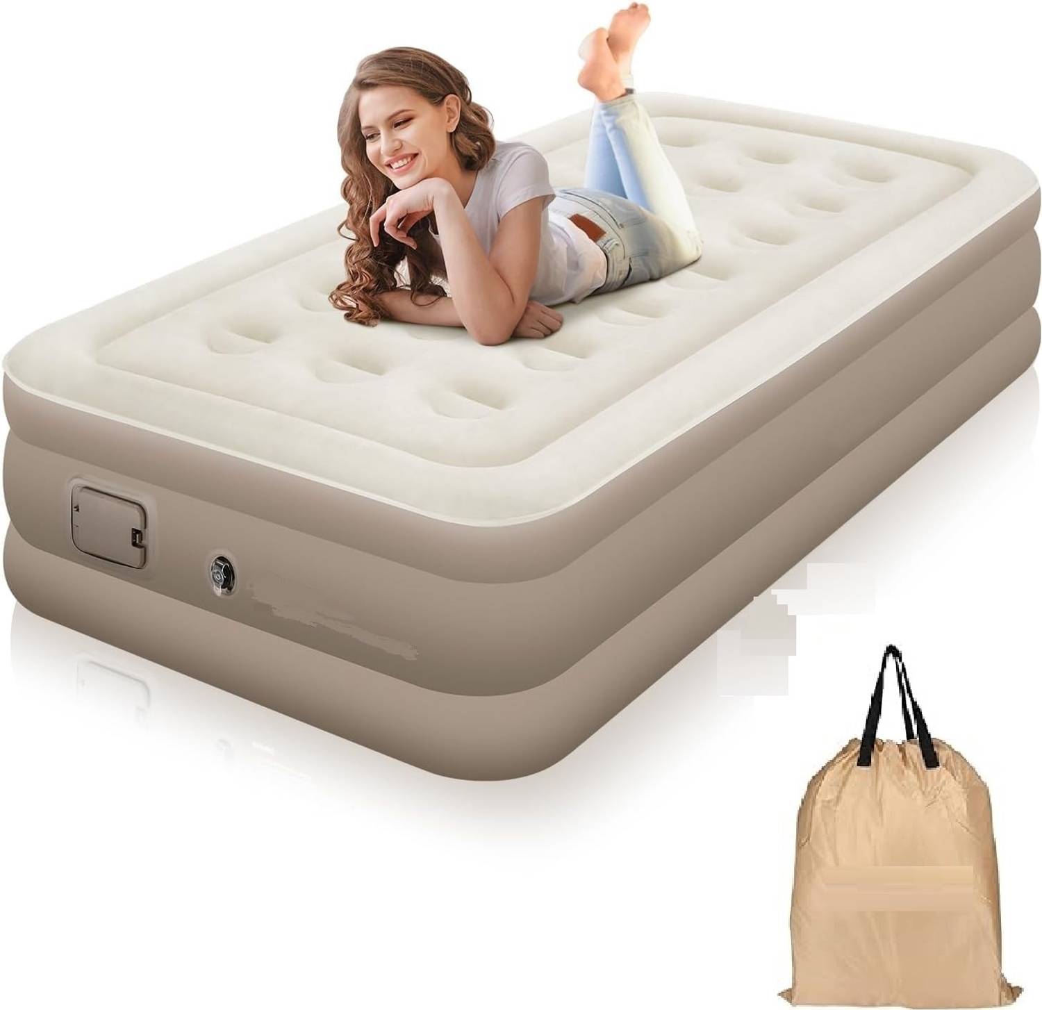Vishbin Inflatable PVC Mattress Sofa - Image 1