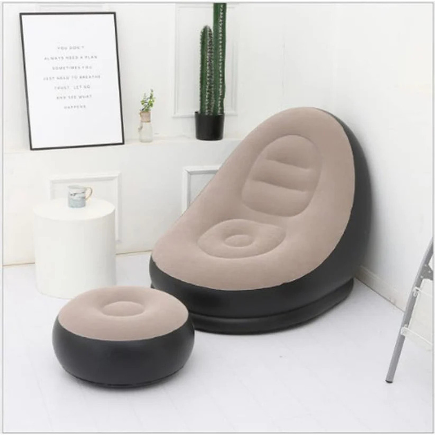 Image of casezy Relaxo Air Series PVC 1 Seater Inflatable Sofa