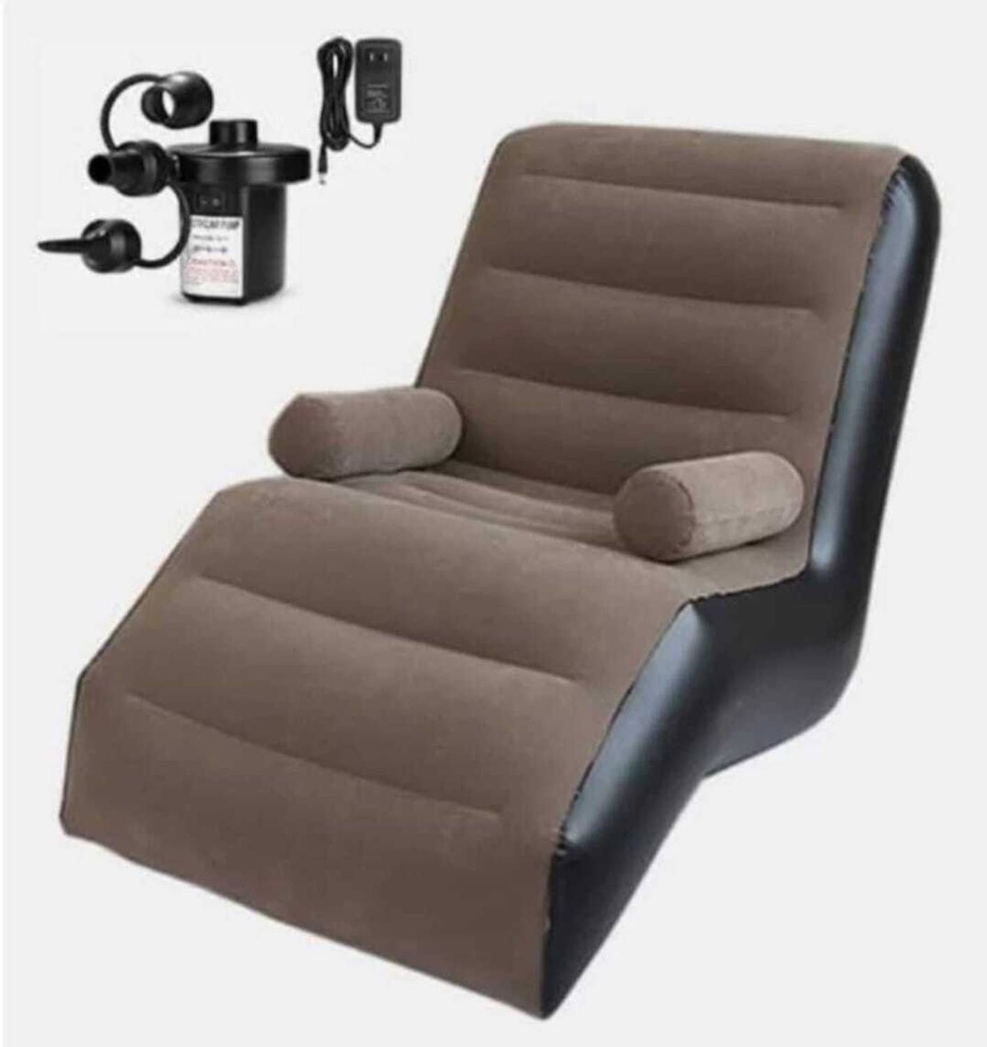 Aasha PVC 1 Seater Pink Inflatable Sofa - Image 1