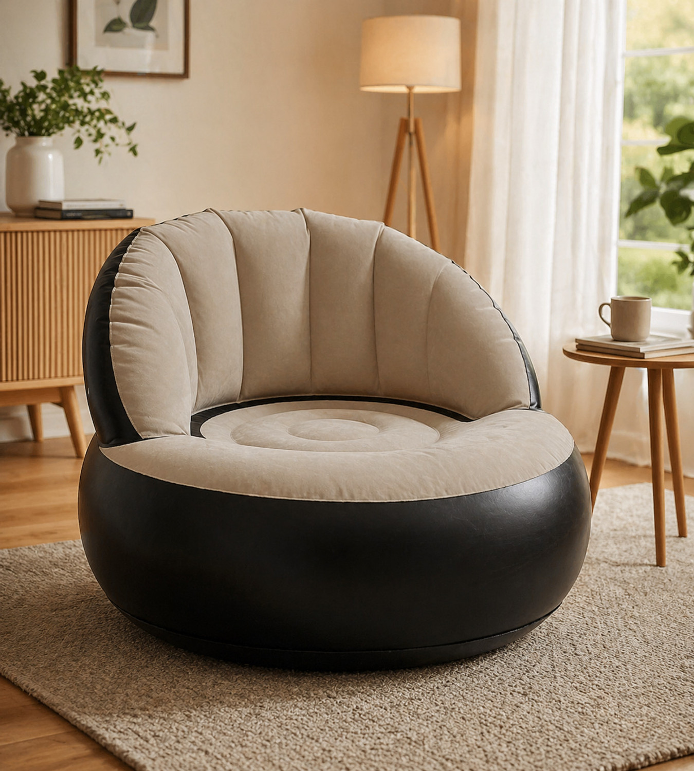 Image of Krishnam Inflable Chair PVC 2 Seater Inflatable Sofa
