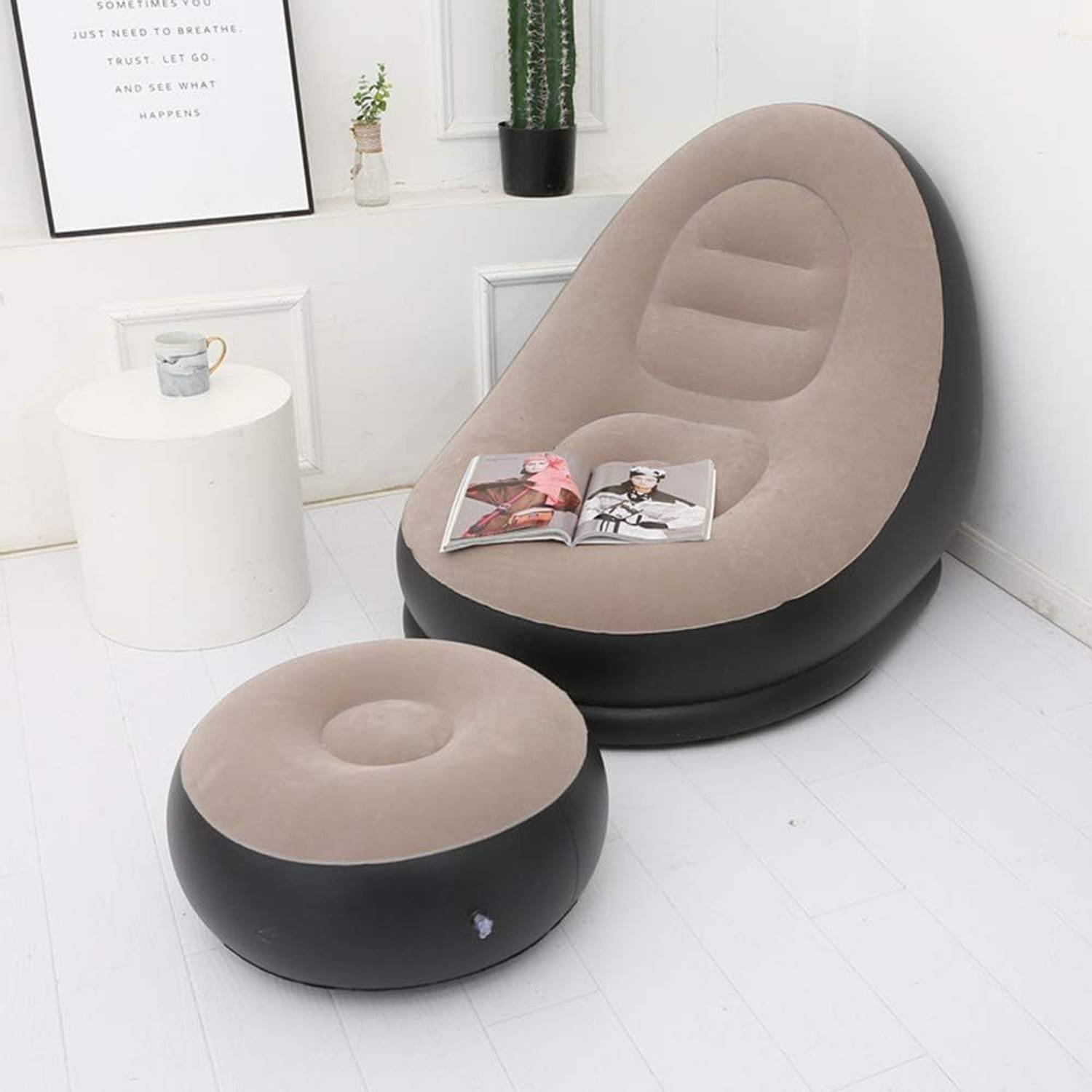 Naxu Inflatable Lounge Chair for Home - Image 1