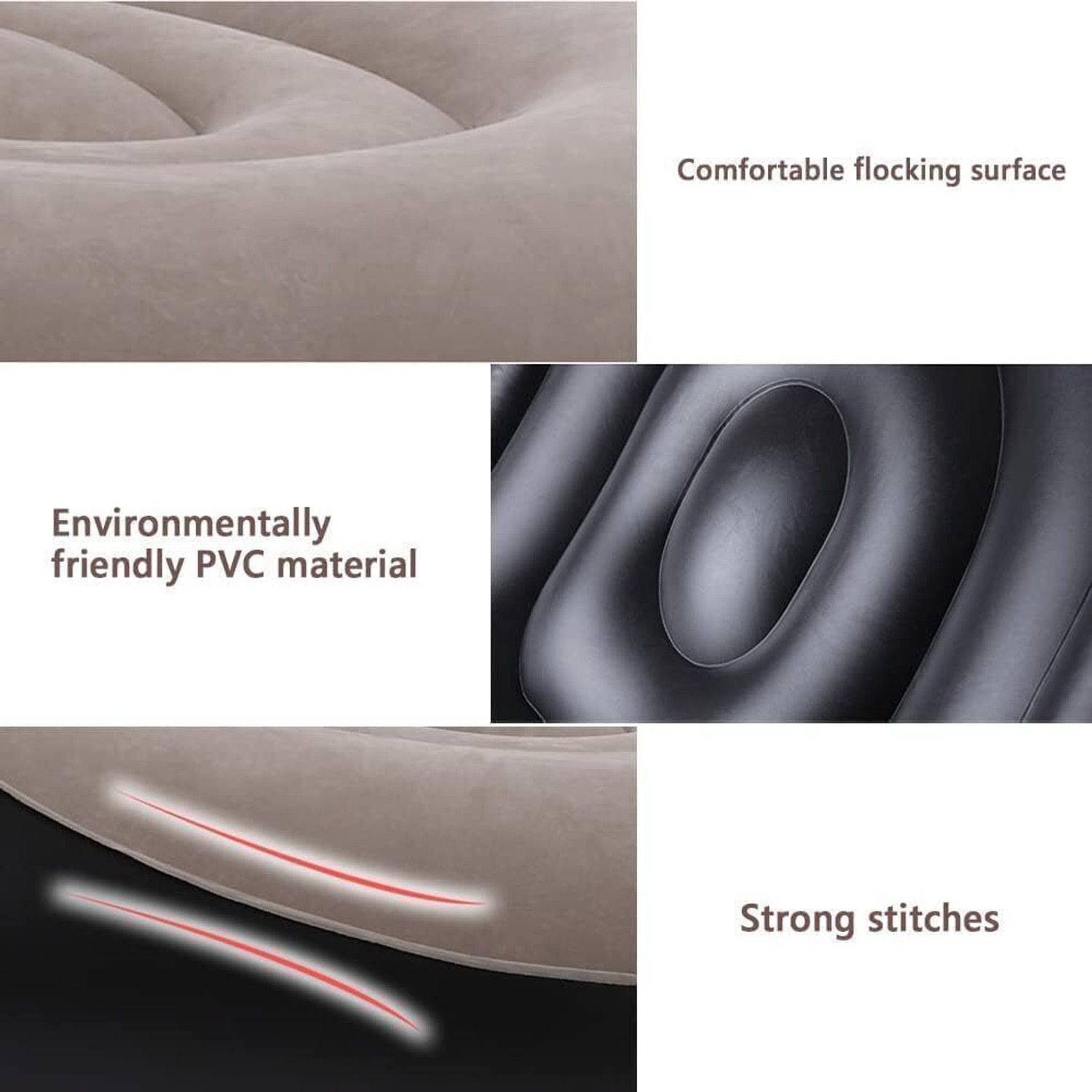 Image of trandler PVC 1 Seater Inflatable Sofa PVC 2 Seater Inflatable Sofa