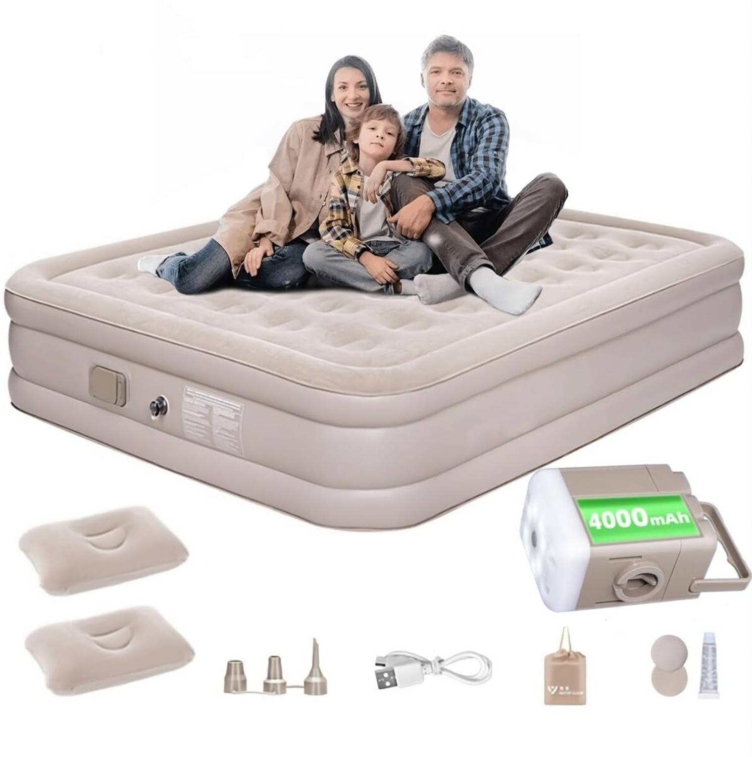 UNIKEY Luxury Rest Leatherette 1 Seater Inflatable Sofa - Image 1