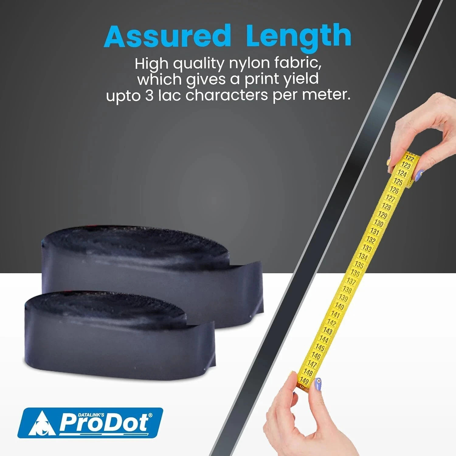 Image of PRODOT EX-1000 (12.7 x 10 Mtr) Ribbon for Dot Matrix Printer Cartridge Black Ink Cartridge