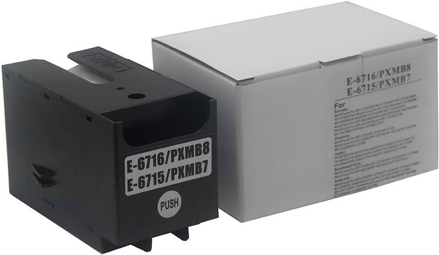 Haedlink EP-T6715 T6716 Maintenance Kit Box for Pro WF-C5710D WF-C5790D WF4720 ET-8700 Black Ink Bottle
