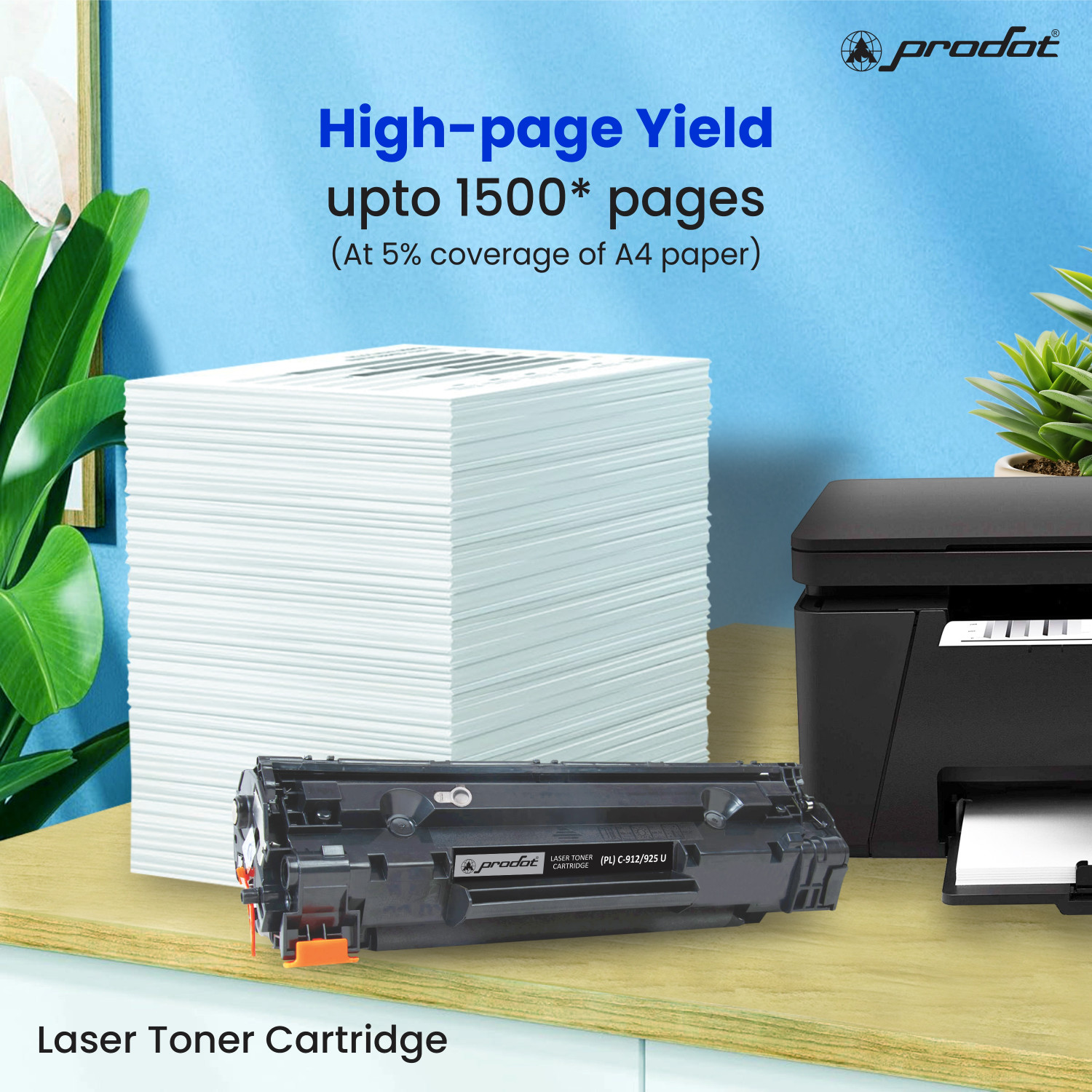 Image of PRODOT PRO C-912 /925 Laser Toner Cartridge for CRG 312 /712 /912 /325 /725 /925 Black Ink Cartridge