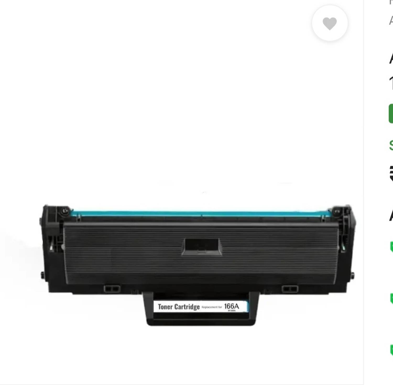 Hp rohit 166A Black Ink Toner