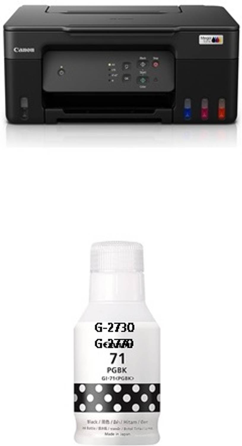 CAANONMEGATANK Original Canon Pixma G2730 G2770 Ink Tank Printer Black Ink Bottle