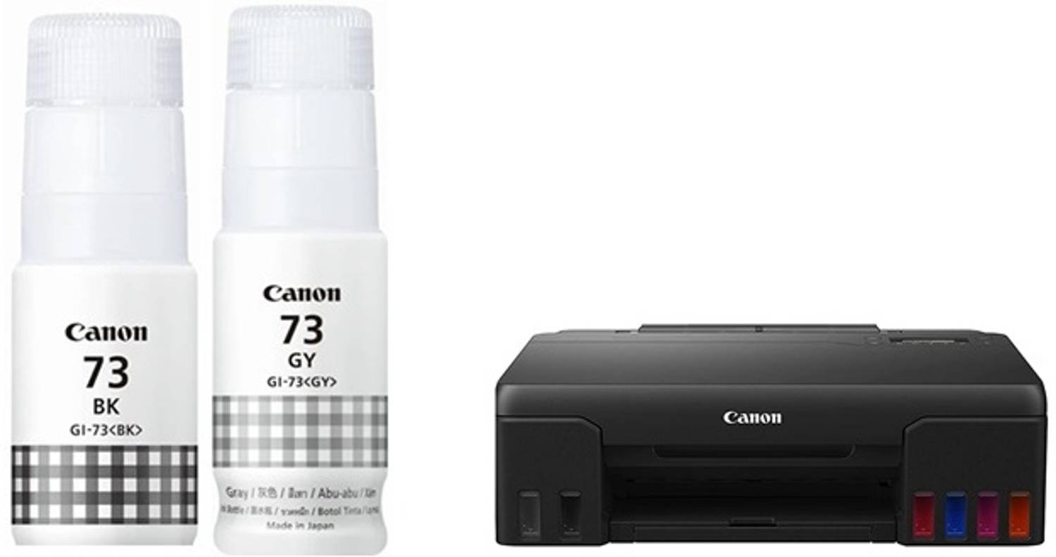 Pixma CANON PIXMA ORIGINAL INK SUITABLE FOR G550 G570 Ink Tank printer Black & Grey Ink Bottle