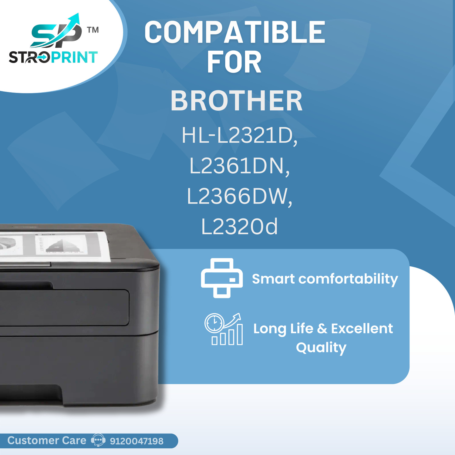 Image of STROPRINT DR-2365 Drum Unit For Brother HL-L3221D,L2361DN,L2320d,L2366DW.... Black Ink Toner