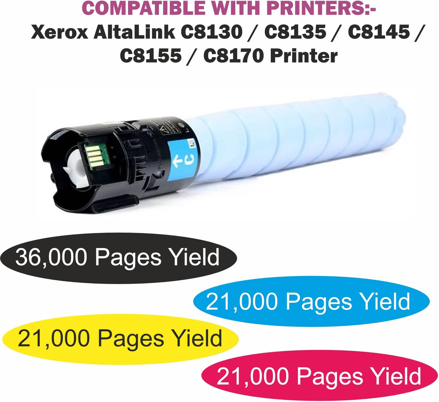 CP Toner C8130 C8135 C8145 C8155 C8170 Set Toner Cartridge