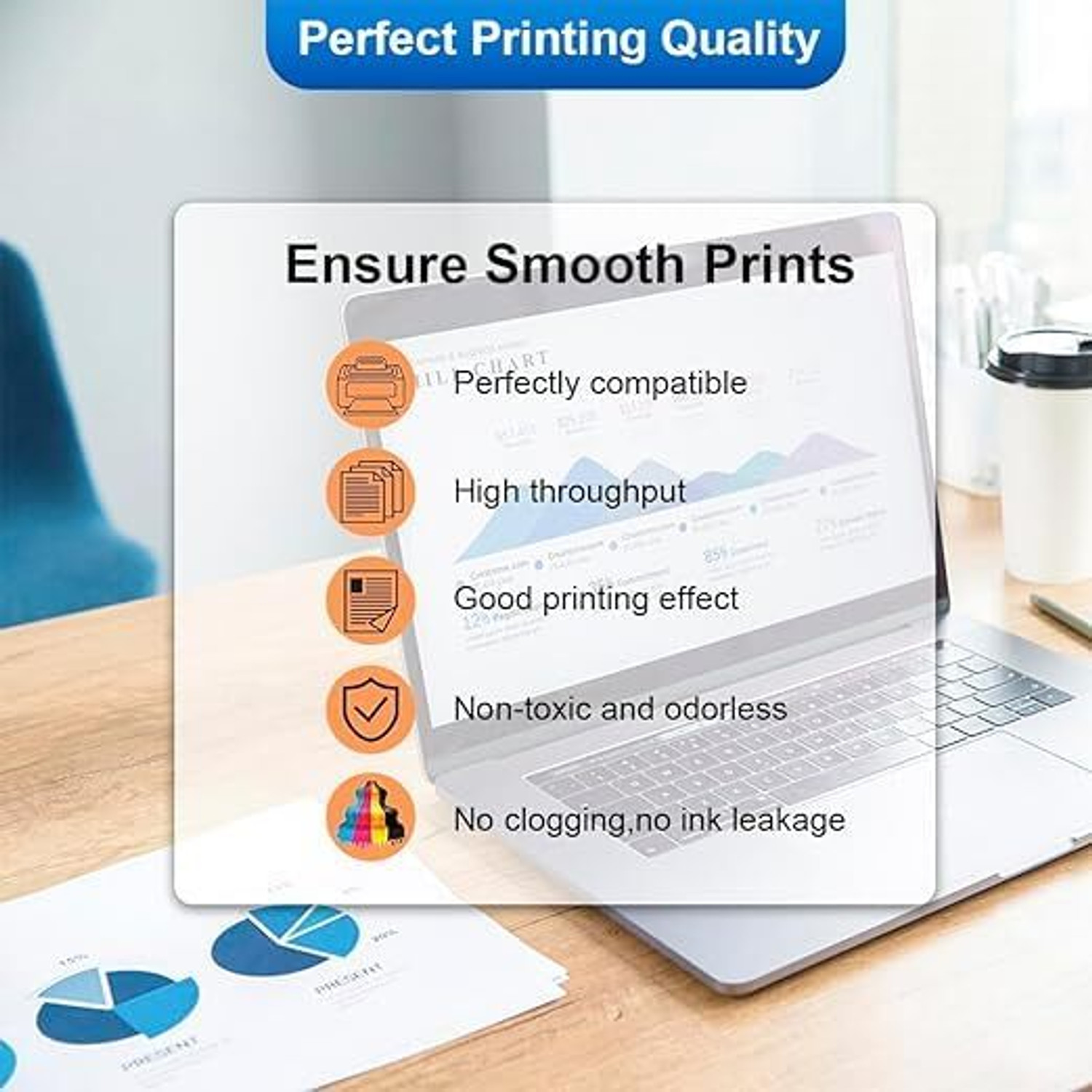 Image of Gedi GI71 Refill Ink for Canon G1020,G2020,G2021,G2060,G2730,G3020,G3021 Printer Black Ink Bottle