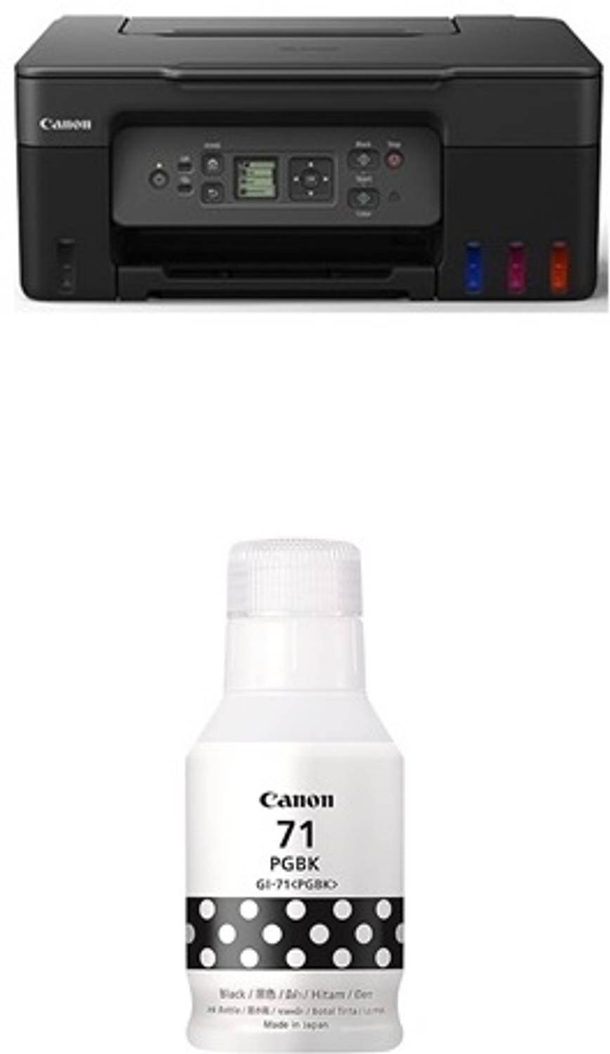 CAANONMEGATANK Original Canon Pixma G3770 Wifi Ink tank Printer Black Ink Bottle