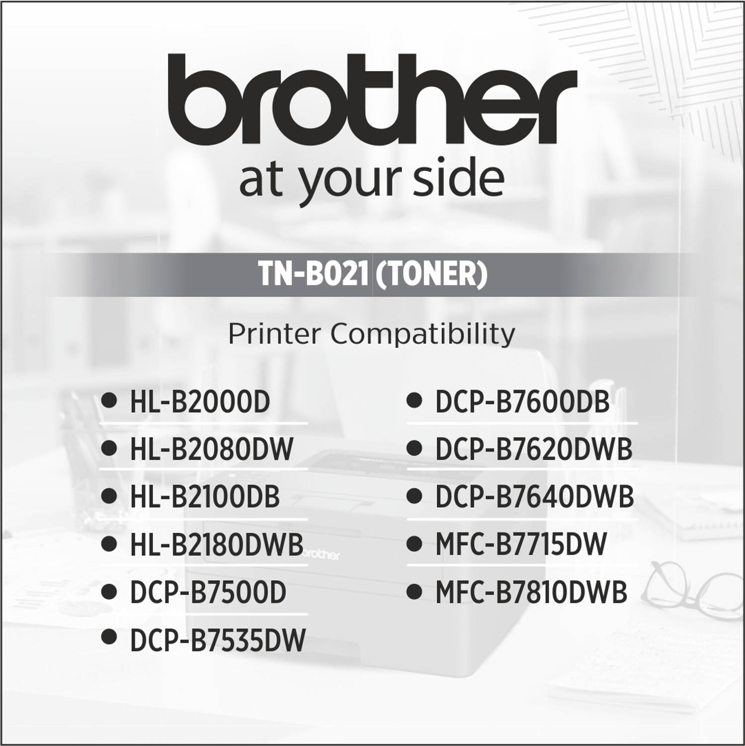 Brother TN-B021 Grey Ink Toner for Toner Box Series Printers - Image 5