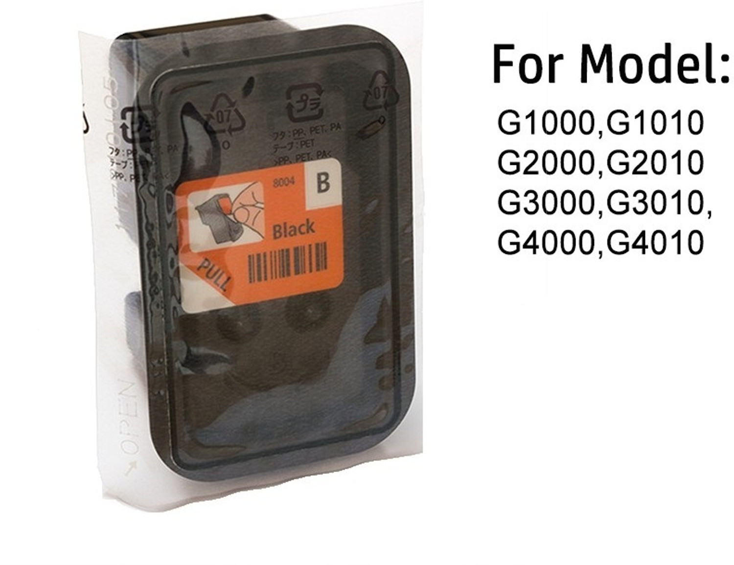 Image of verena BH-7 Black & CH-7 Colour Compatible with Canon Printer G Series Black & Tri-Color Ink Cartridge