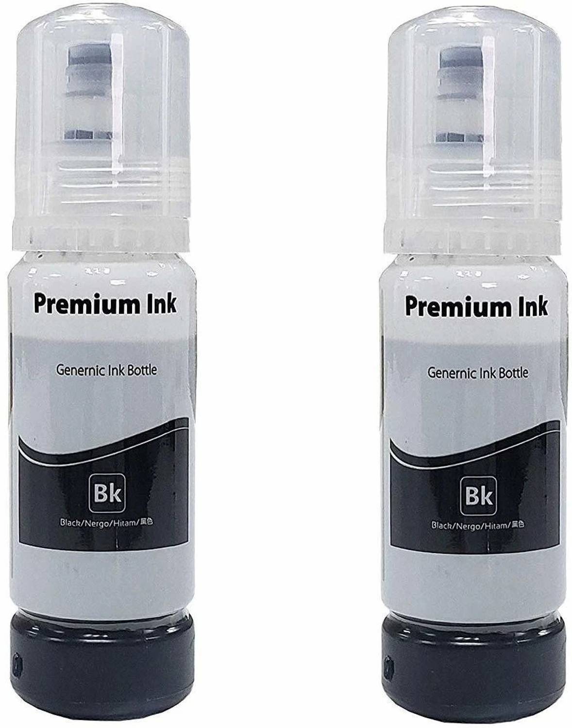 RAMKE 001 / 003 Ink For Epson L3110 , L3100 , L3115 , L3116 ,L3150,L3151,L3152,L3156 Black - Twin Pack Ink Bottle