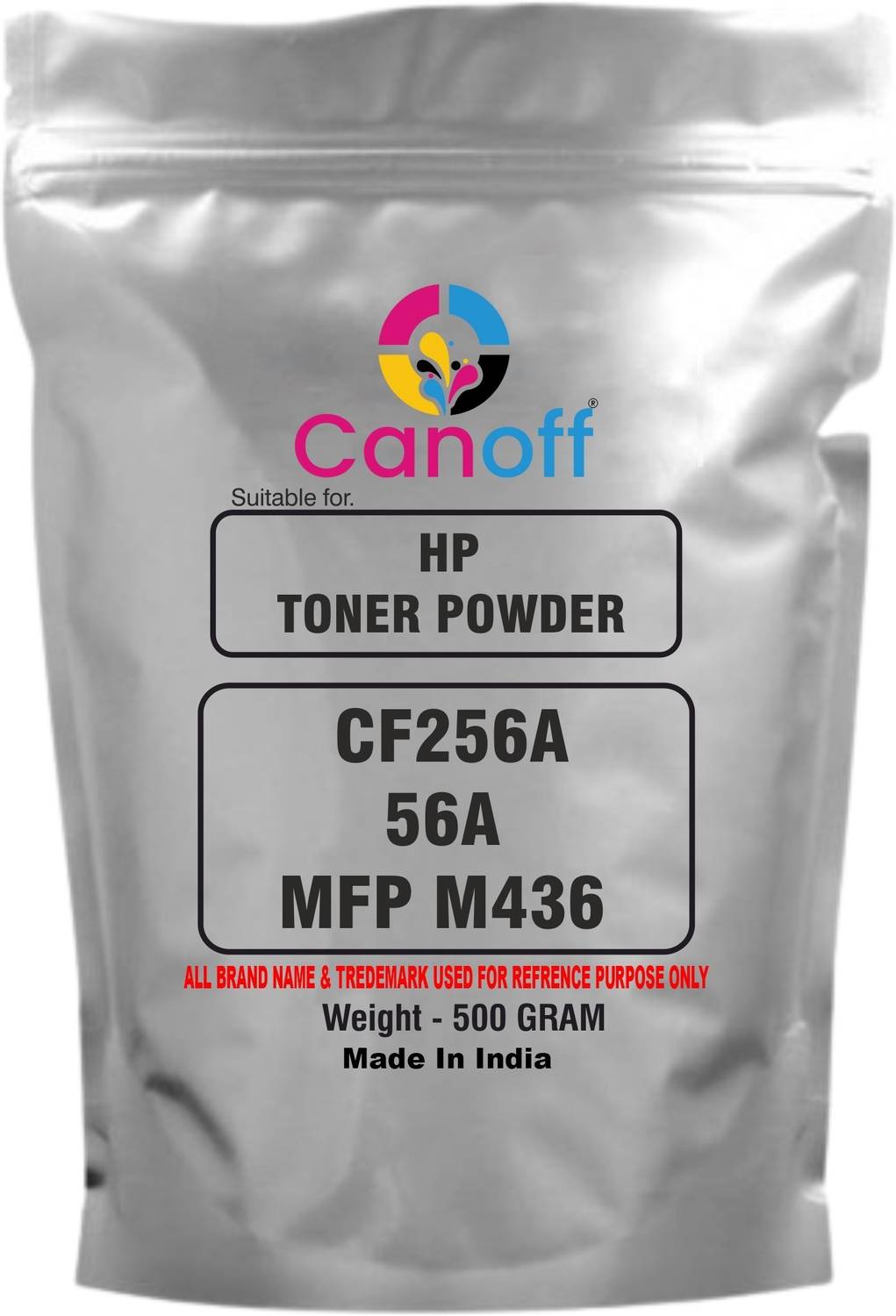 canoff High Quality Ultra Dark Toner Powder 500g. For HP-CF256A/56A /MFP M436 Black Ink Toner Powder