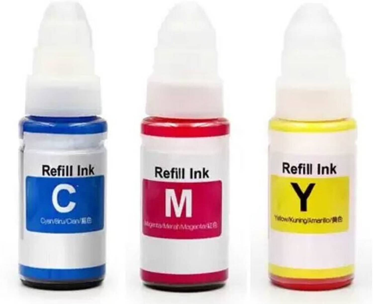 HYNEAR Ink For Canon G Series GI 790 G2012 , G2100 , G3000 , G3010 , G3012 , G3100 , G1 Tri-Color Ink Bottle