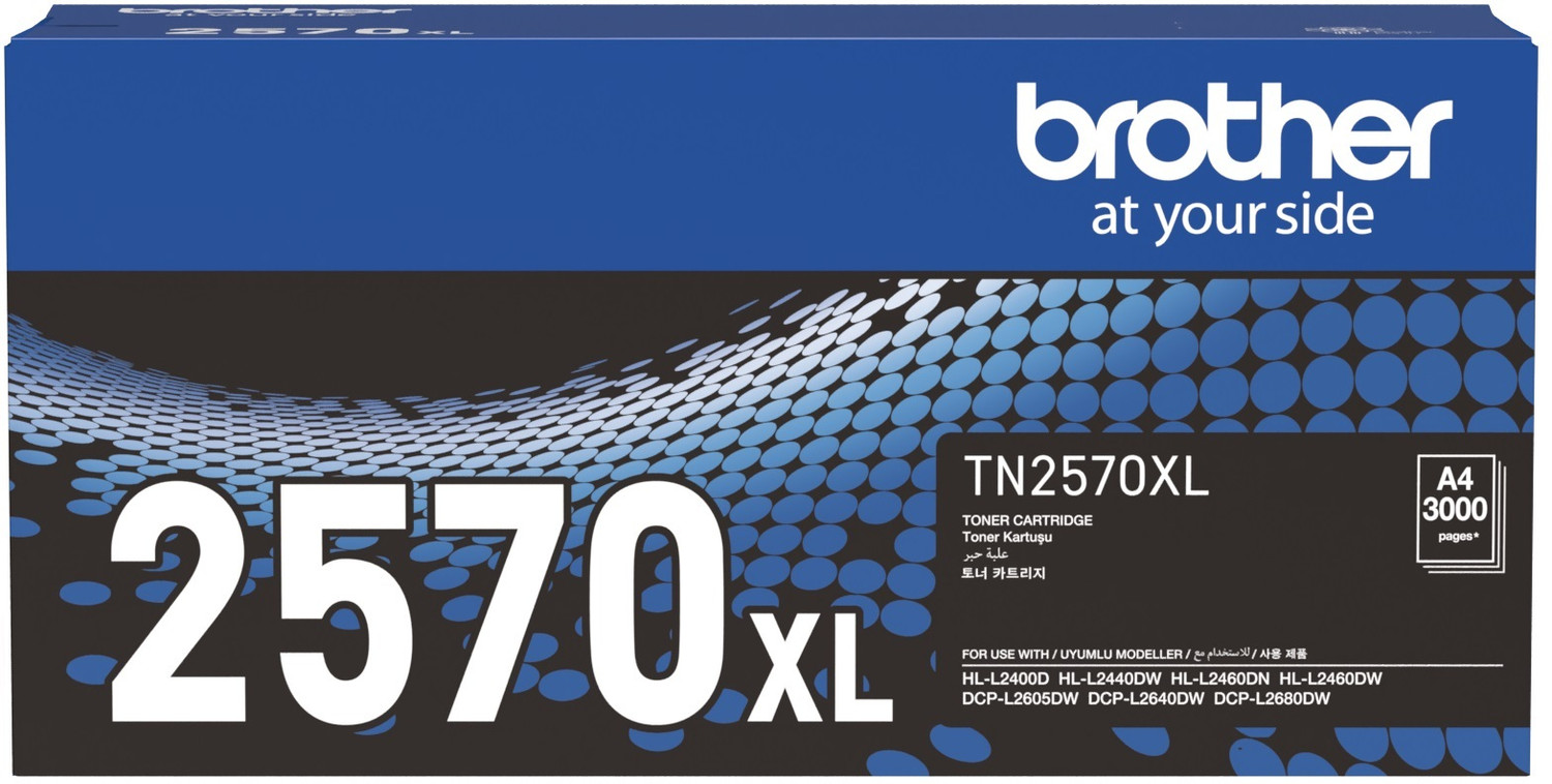 Image of brother TN2570XL | 3000 Pages Yield Black Ink Toner
