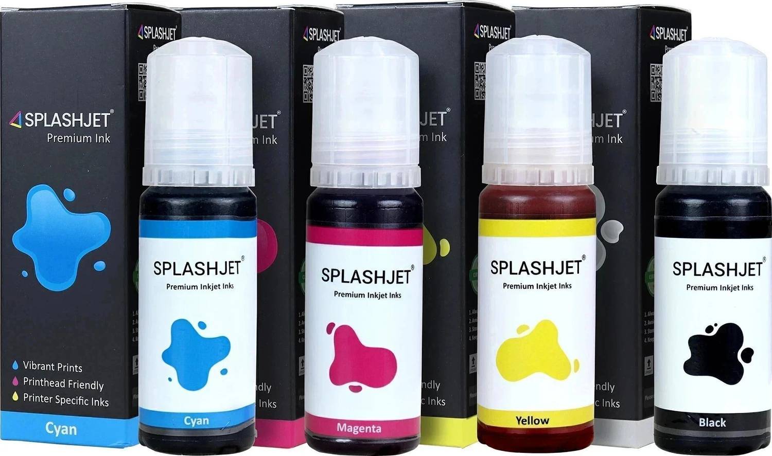 Splashjet 003 Ink for EP L3110, L3150, L3210 Printer - (70gm x 4