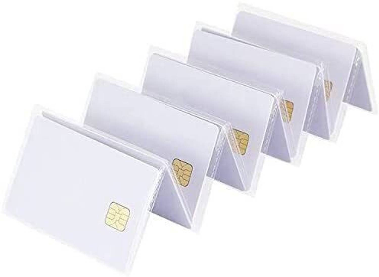 HYNEAR PVC CHIP Card SLE/ISSI 4428 Contact IC Card for for Inkjet Printers (Pack of 10) White Ink Cartridge