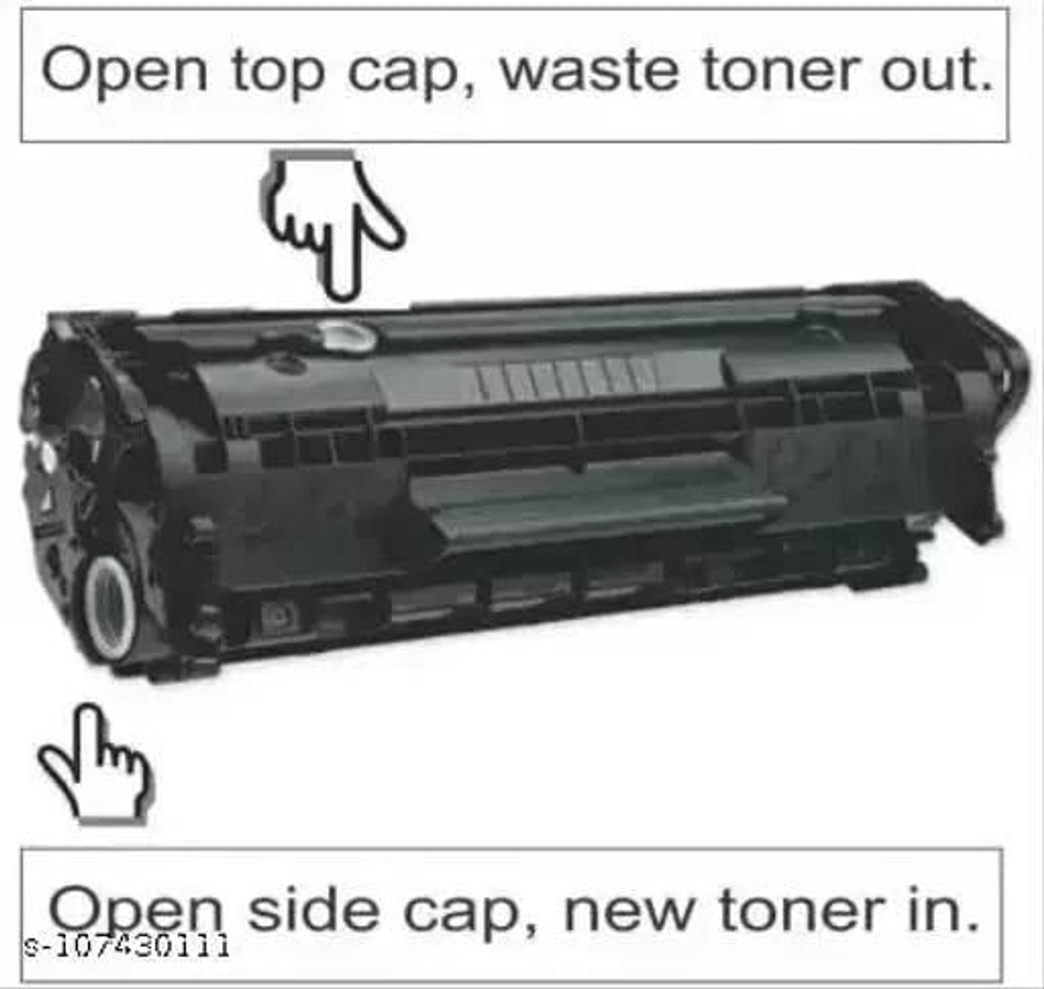 Image of NNPRO Easy Refill 12A /Q2612A Toner Cartridge Compatible for h,p Printers Black - Twin Pack Ink Toner