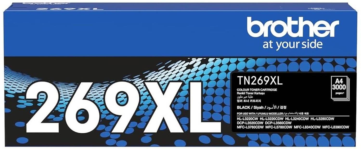 brother TN269XLBK Original Toner Cartridge TN-269XLBK Black Ink