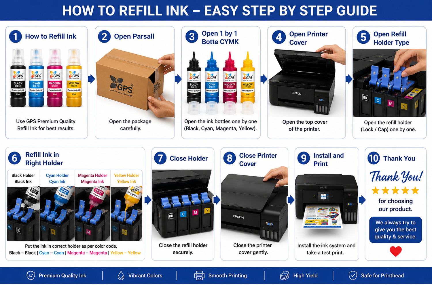 Image of GPS Colour Your Dreams Canon PIXMA G3730 Series Compatible Ink Bottle Set Black - Twin Pack Ink Bottle
