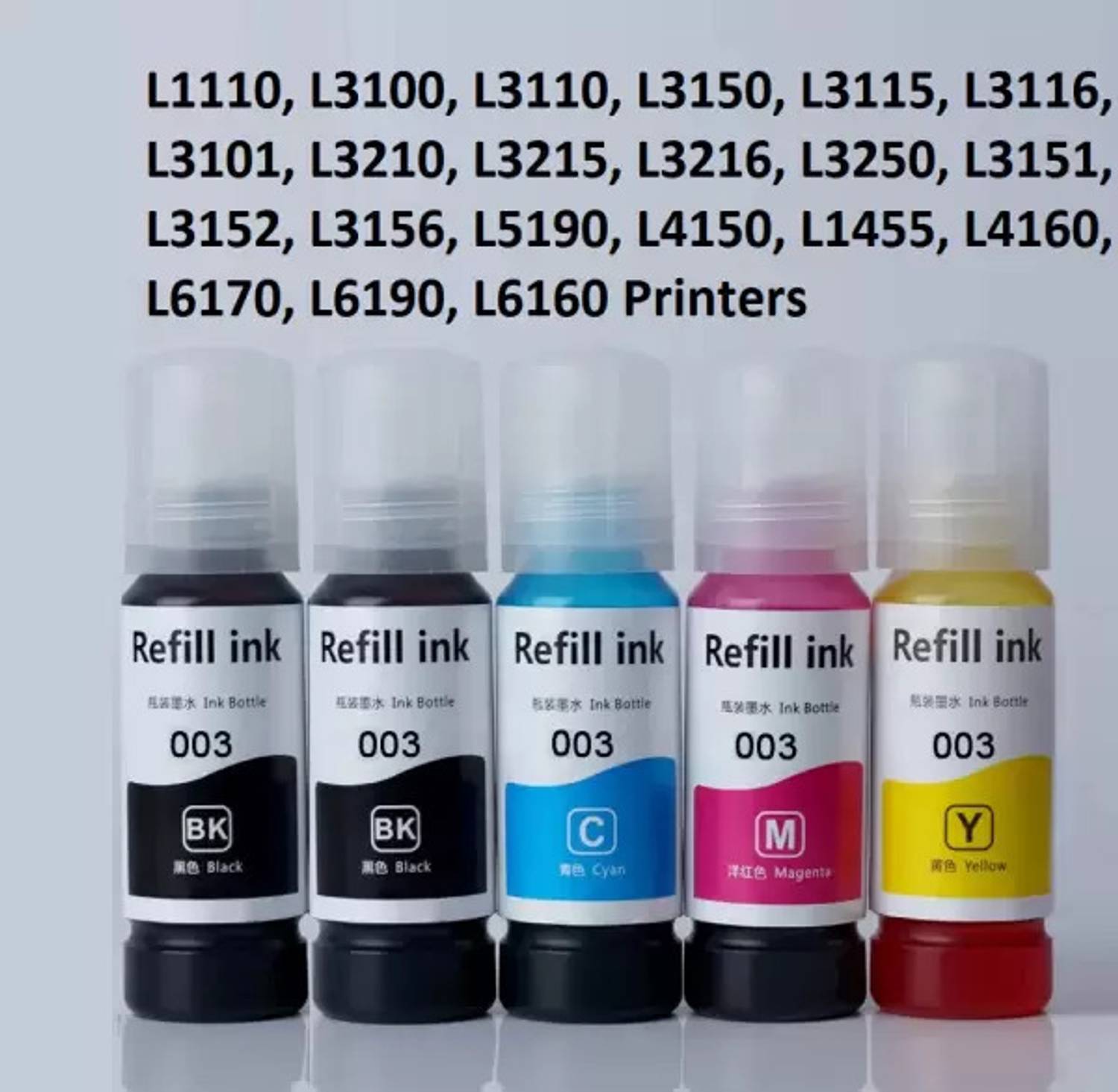 Cromprint Refill Ink for epson 001 , 003 , L3200 , L3210 , L3211