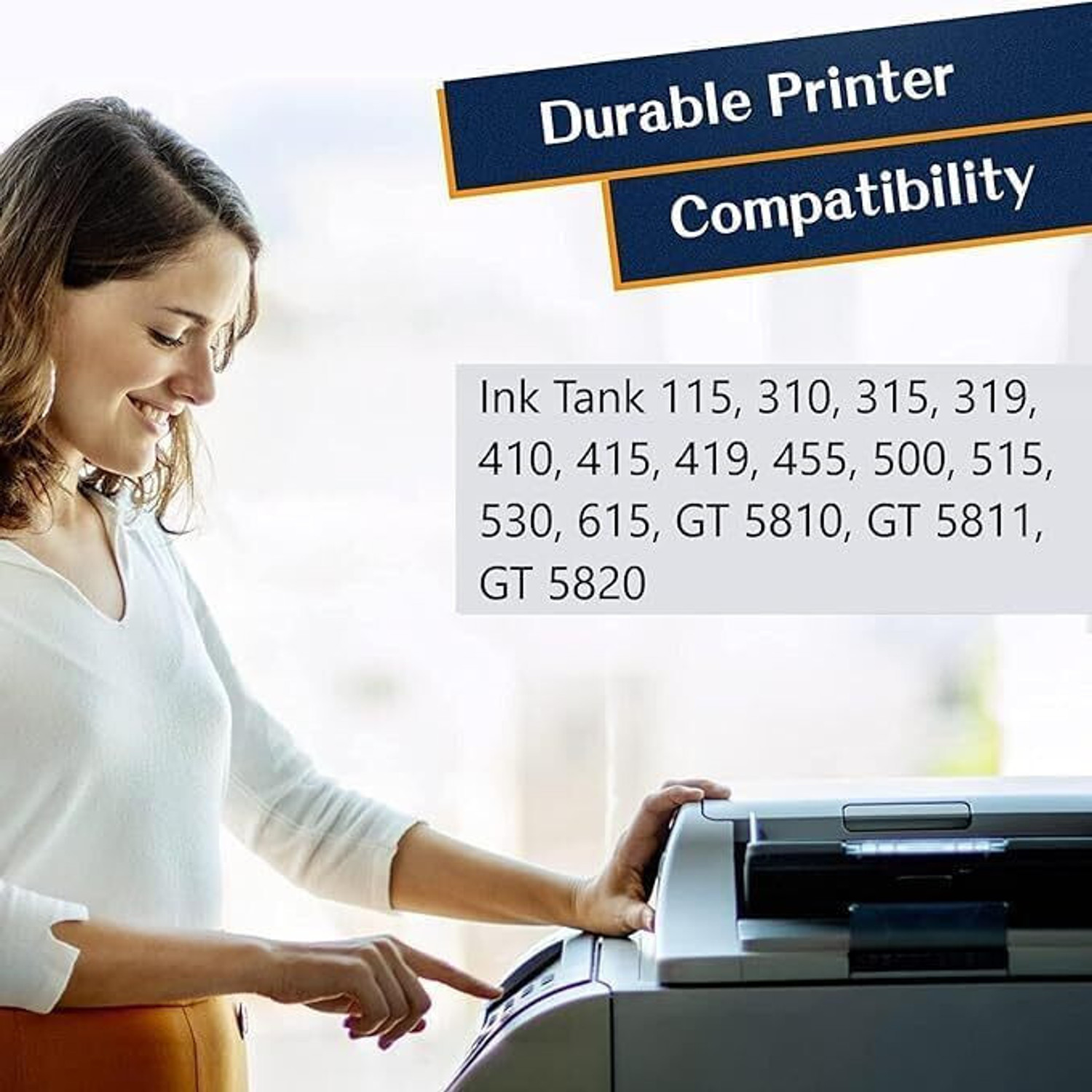 Image of HGT Deskjet GT Series Compatible Black - Twin Pack Ink Bottle