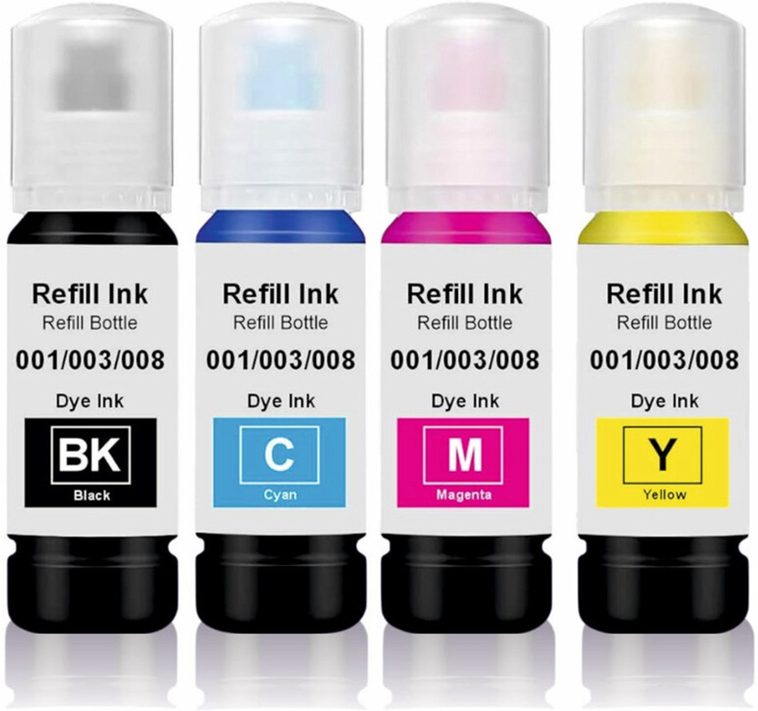 HV Cartridges 003 Refill Ink Compatible for L3110,L3150,L3250,L3252 ...