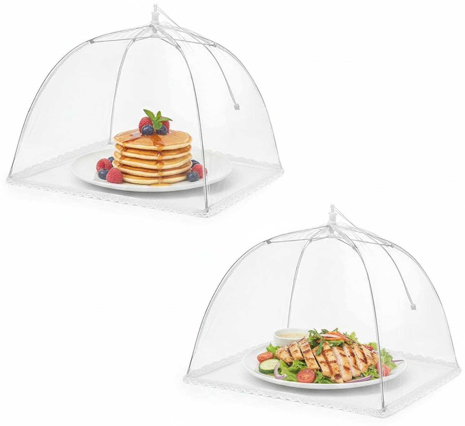 AASTIK SALES Food Cover Umbrella Tent Mosquito Protection Mesh Screen Reusable Collapsible Insect Net