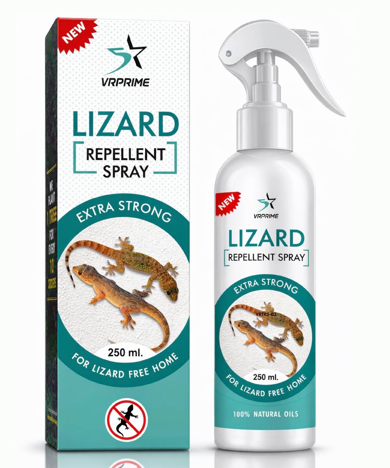 VRPRIME Lizard Repellent Spray Safe & Effective Herbal Lizard C