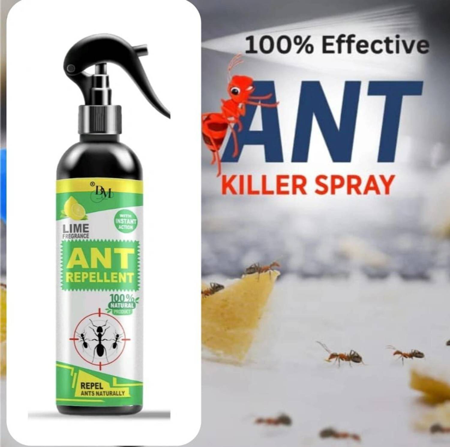 A&S HUB Ant Removal Spray - 200ml | Works on All Ant Types | Ant killer spray for home