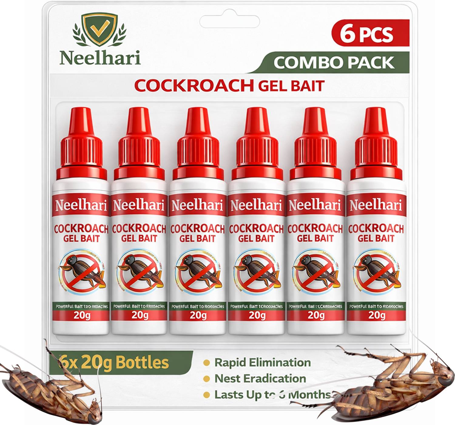 NEELHARI Powerfull anti roach cockroach killer gel Long Lasting