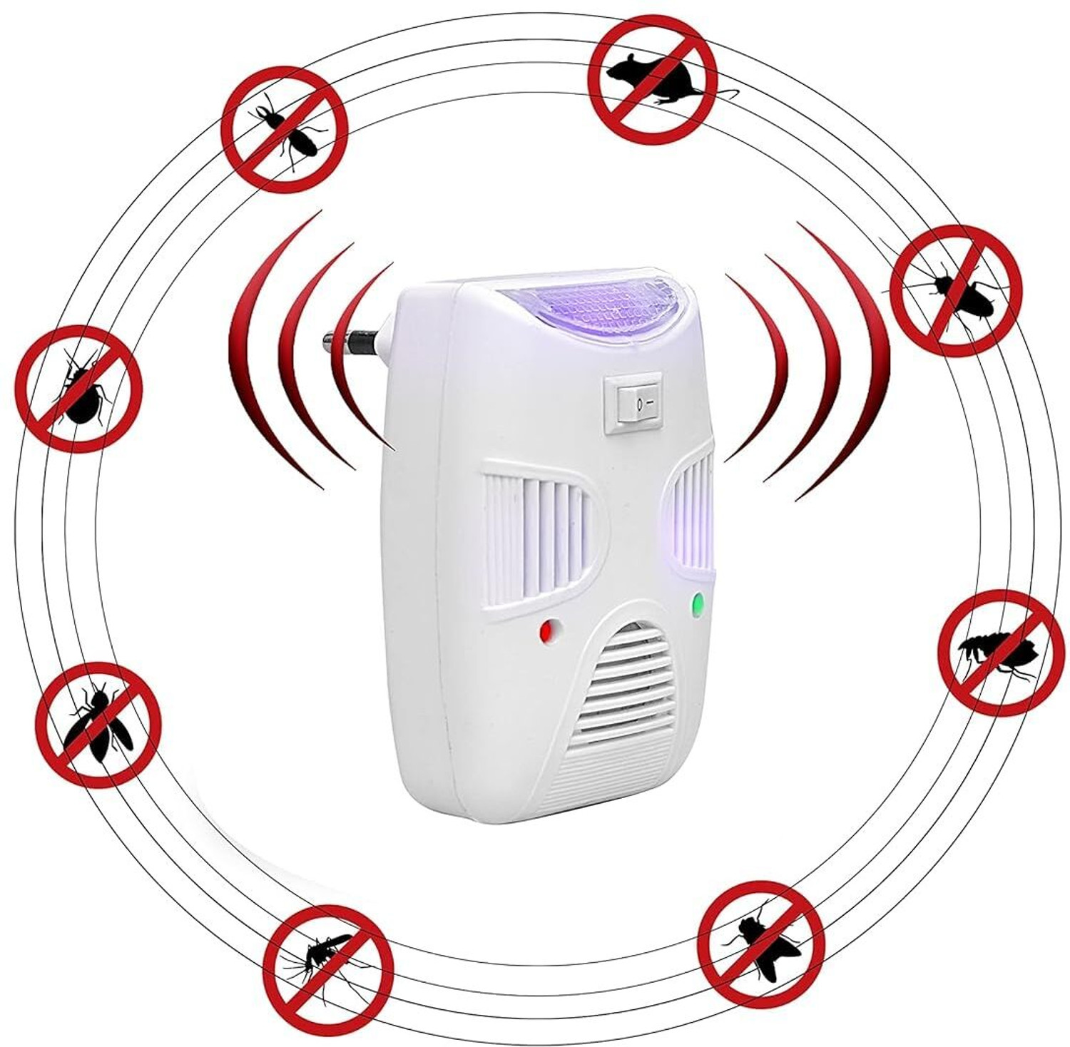 Image of Lesige Ultrasonic Pest Repeller to Repel Rats, Cockroach, Mosquito, Home