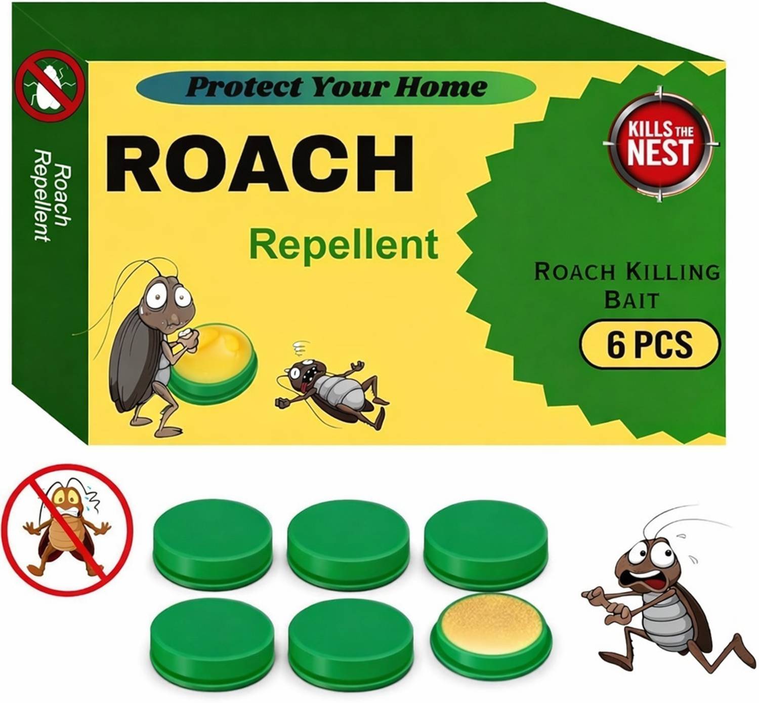 NEELHARI Cockroach Gel-Roach Repellent Gel Safe for Pets and Chil