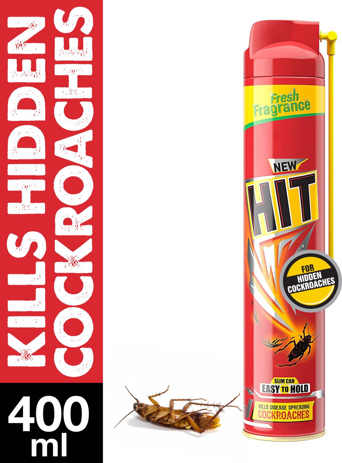Hit Cockroach Killer Spray Fresh Fragrance (400 ml)