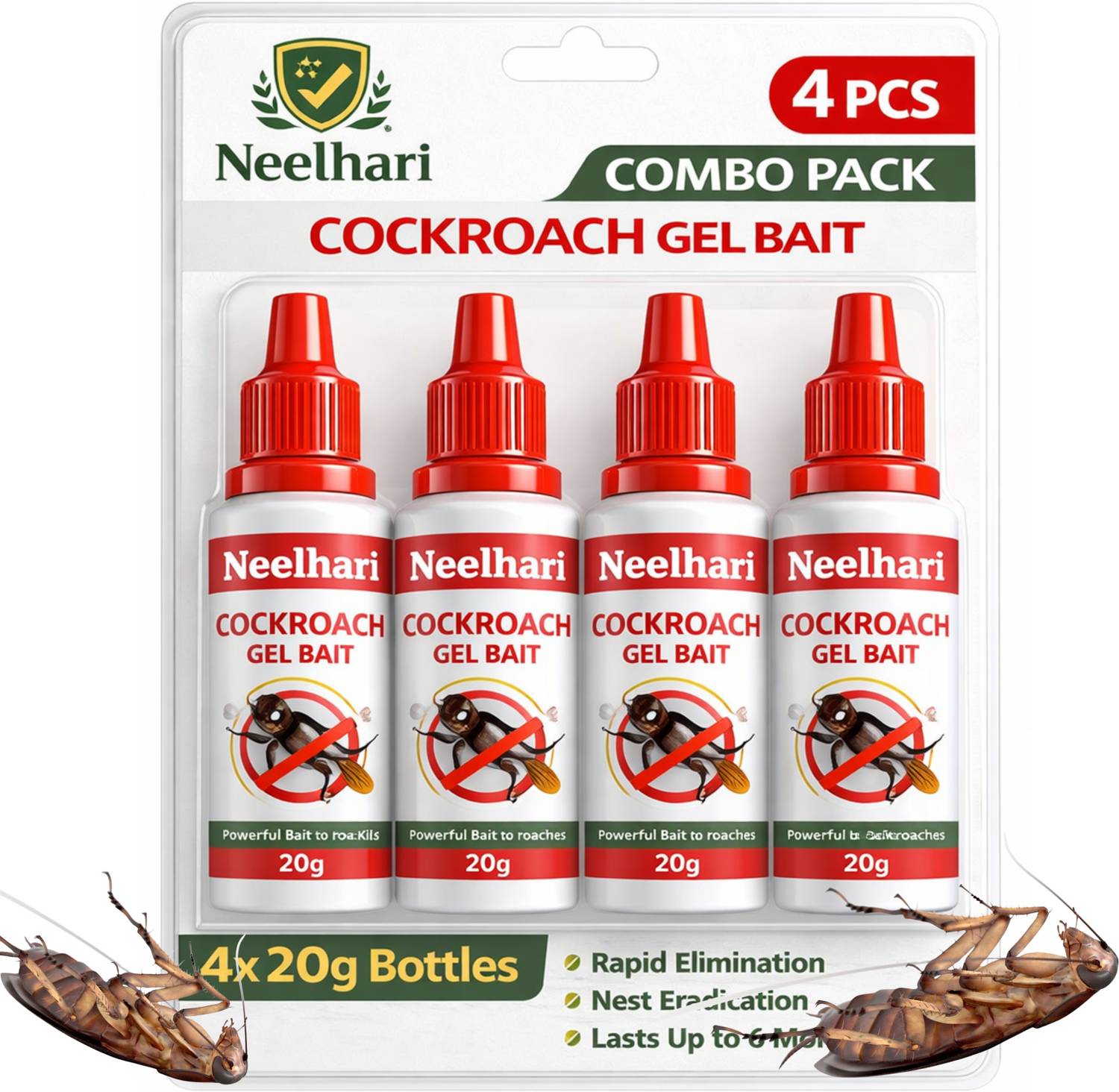 NEELHARI Powerfull anti roach cockroach killer gel Long Lasting