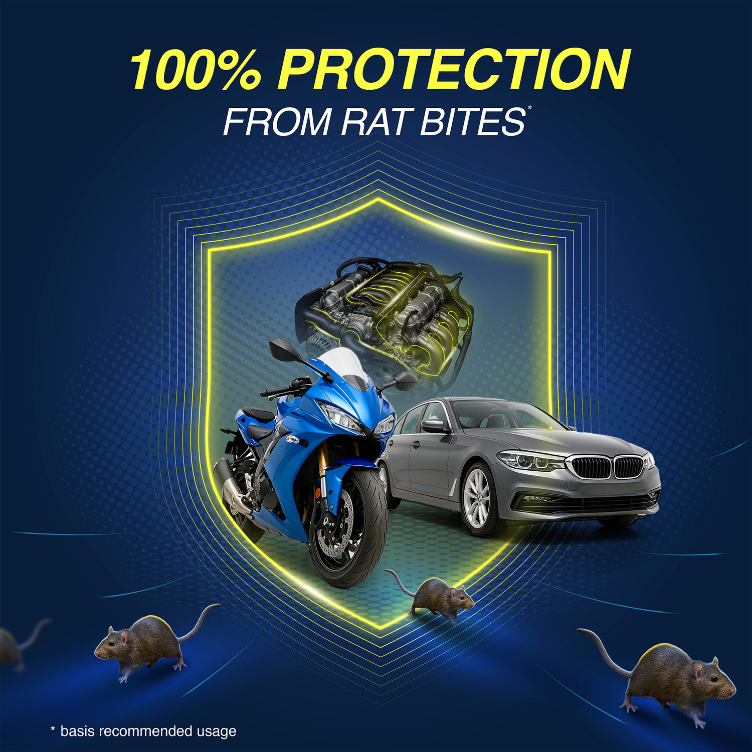 Image of Hit Rat Repellent Spray for Home & Car | No Traps, Poison or Killing | Natural Blend