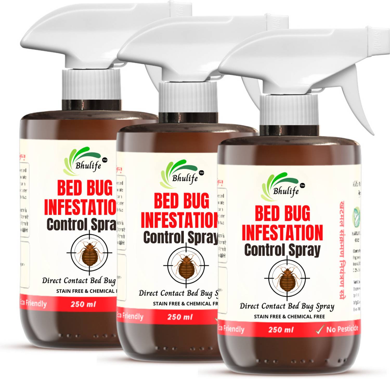 BhuLife Organic Bed Bug Infestation Control Spray | Khatmal Spray
