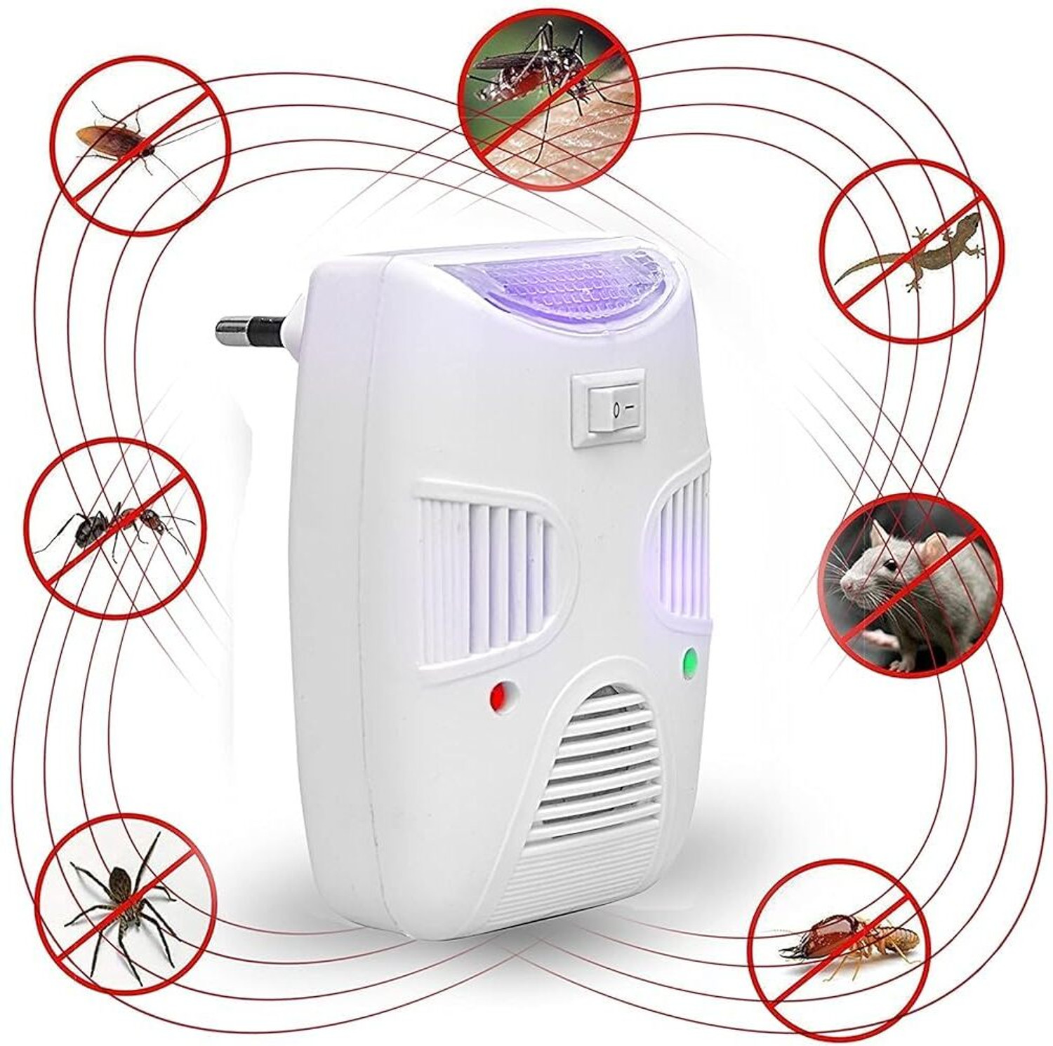 Image of Lesige Ultrasonic Pest Repeller to Repel Rats, Cockroach, Mosquito, Home