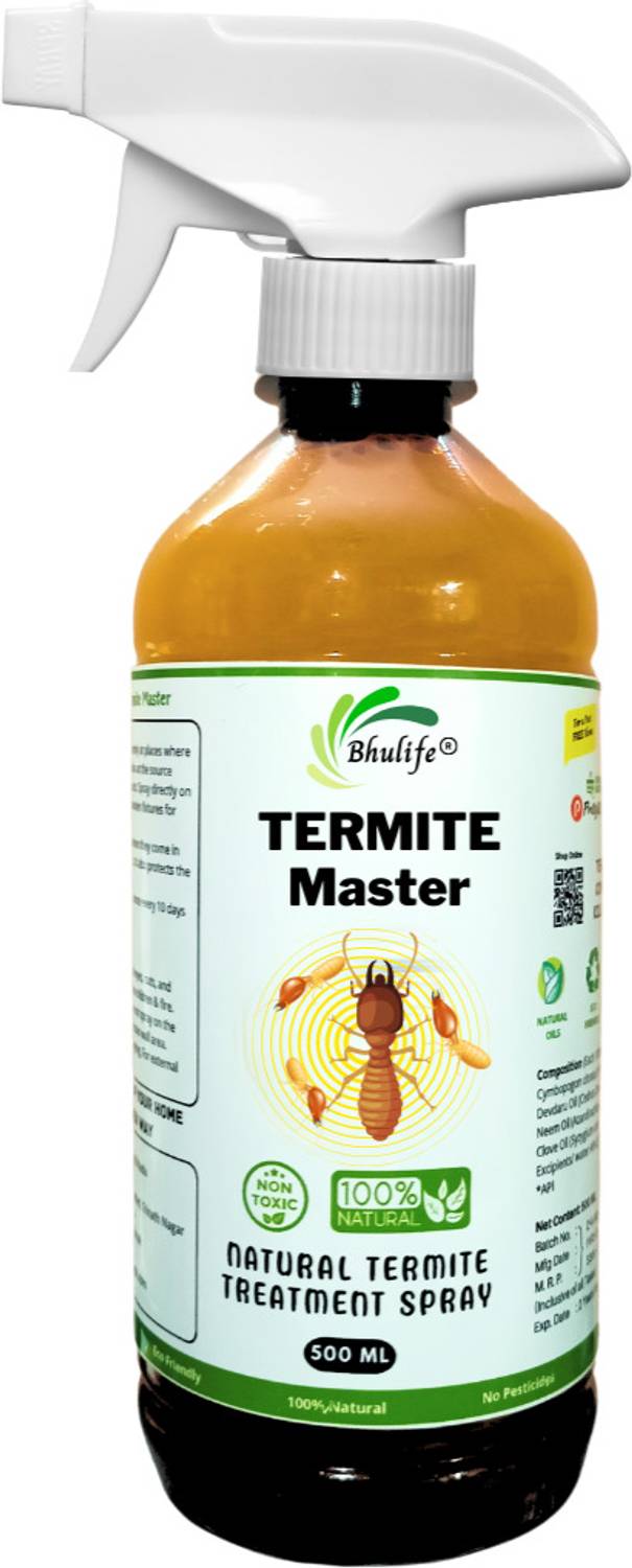 BhuLife Organic Termite Repellent Spray & Wood Preservative